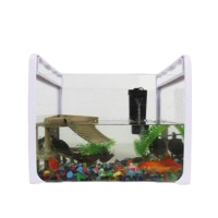 Acuario o Tanque para  de Vidrio y Plástico, 27.5x20.5x27.5