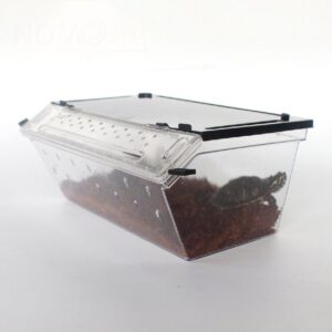 Faunario Transparente tapa Negra,, 24*16.5*10.5cm
