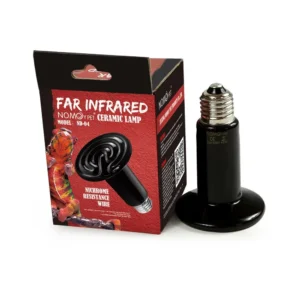 Lampara Infrared de Cerámica Negra 100W para Terrarios y otros
