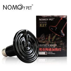 Lampara Cerámica Negra 100W para Terrarios