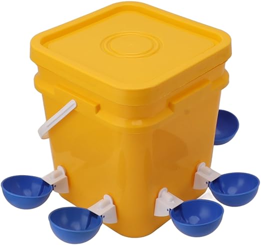Estanque 10 Litros y 8 Bebederos Basculantes