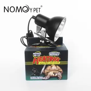 Porta Lampara Clip, Tamaño S, Negra, 220 Volt para Terrarios y otros, NomoyPet
