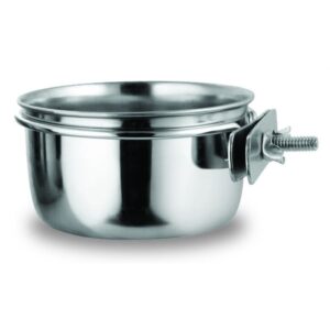 Comedero Acero Inox. c/soporte, 0.9 L, Copele